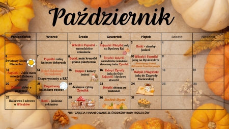 ''Czwóreczkowy'' Kalendarz Październikowy 