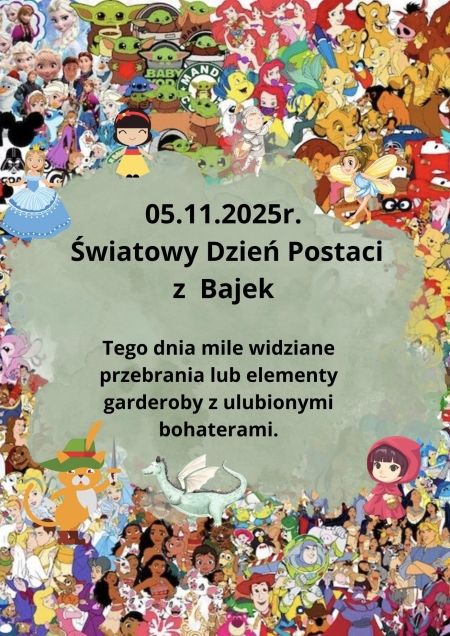 Dzień Postaci z Bajek w Przedszkolu Czwóreczka! 